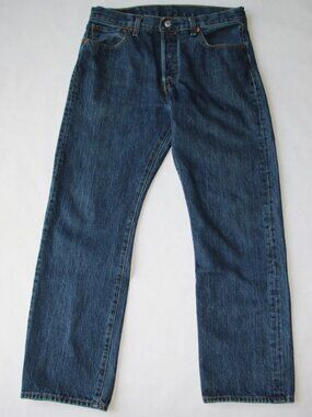 LEVI STRAUSS 501 Denim Pants 32" x 29" 100% Cotton